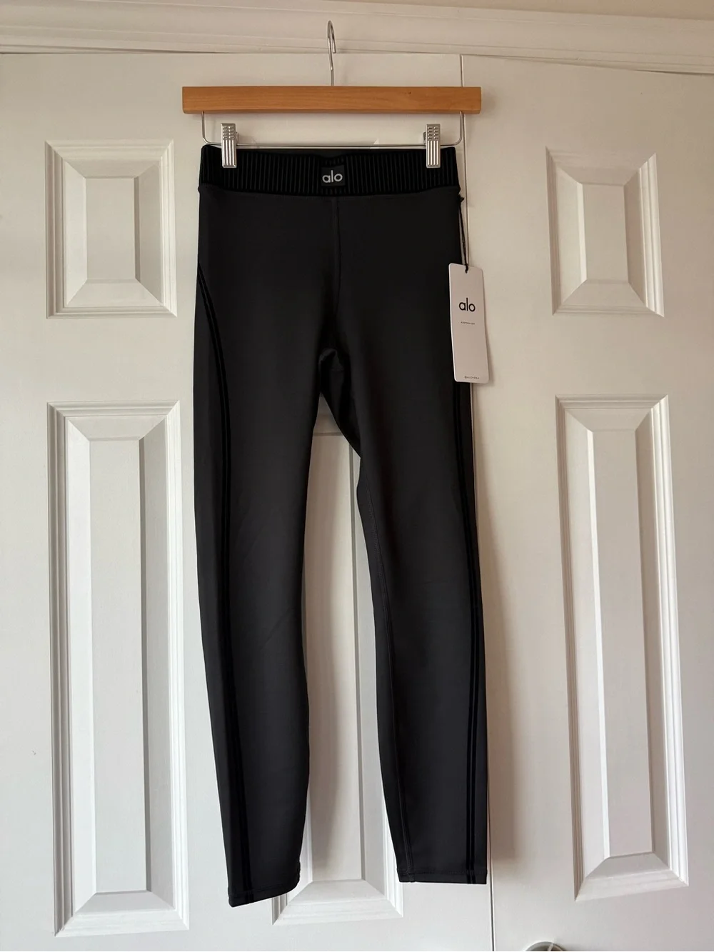 ALO Air Lift High Waist 7/8 Line Up Legging Black